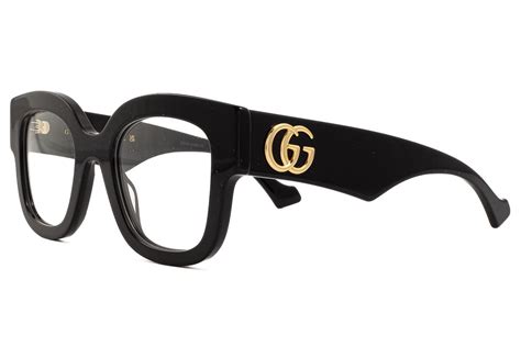 gucci gg14230|Gucci GG1423O 001 Eyeglasses in Black.